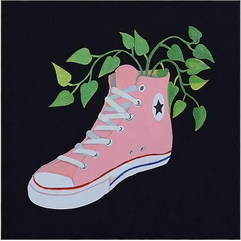 Converse LET'S GROW SNEAKER TEE BLACK