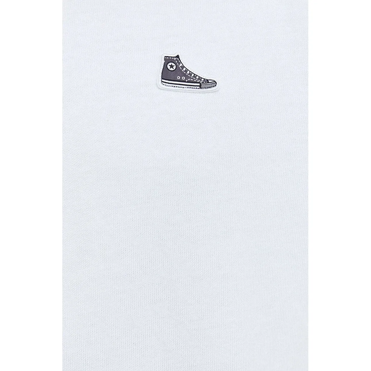 Converse LOOSE FIT LEFT CHEST SNEAKER PATCH TEE White