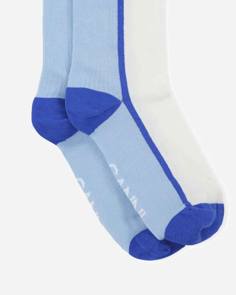 Cotton Blend Socks - Heather