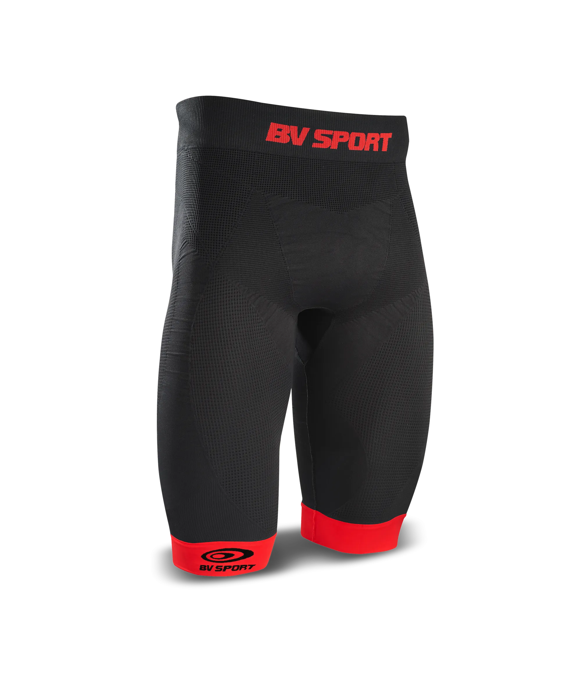Cuissards Multisports Noir & Rouge pour Homme