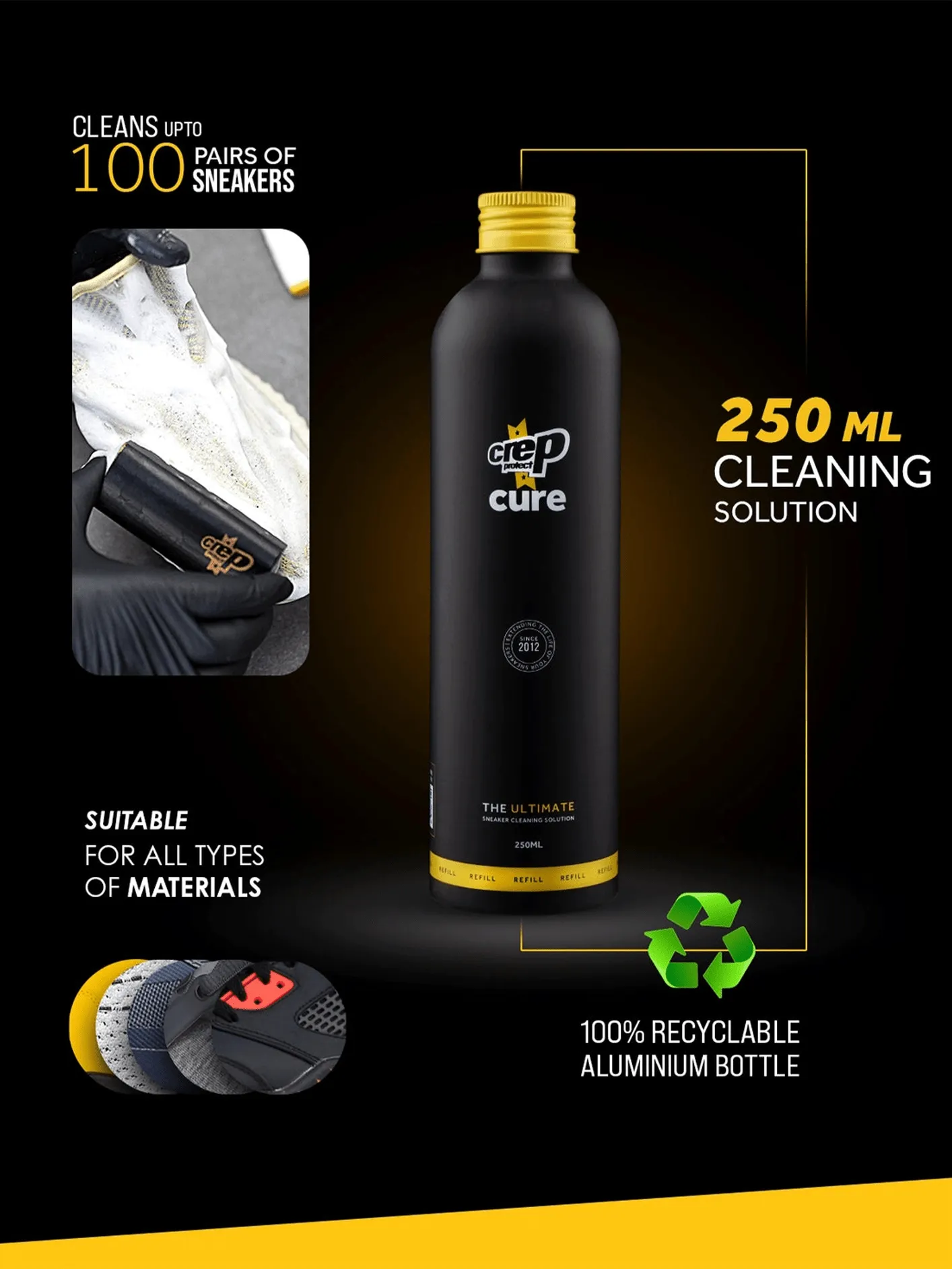 Cure 250 ml Refill - Sneaker Temizleme Solüsyonu