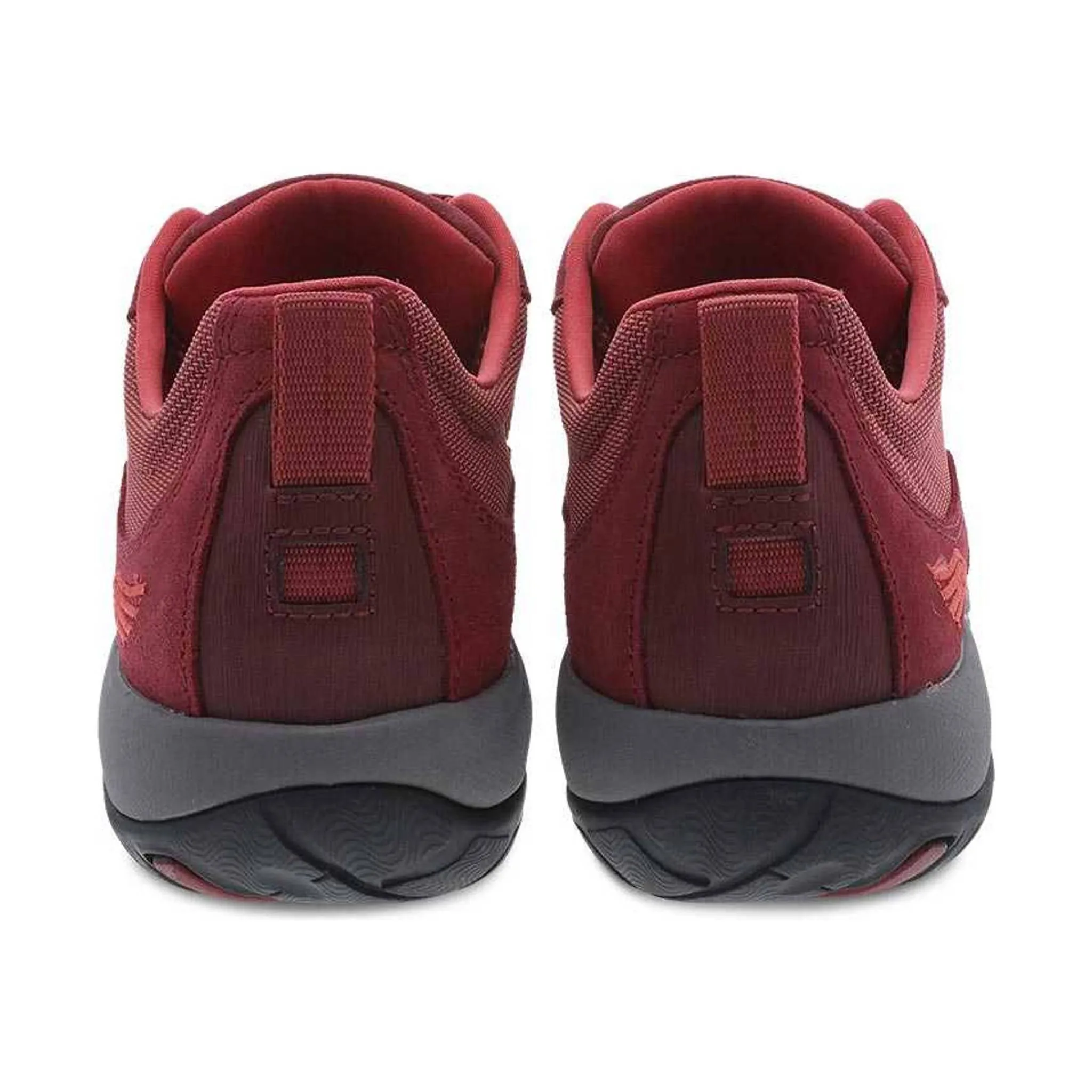 Dansko Women's Paisley Waterproof Sneaker - Red Burnished Suede