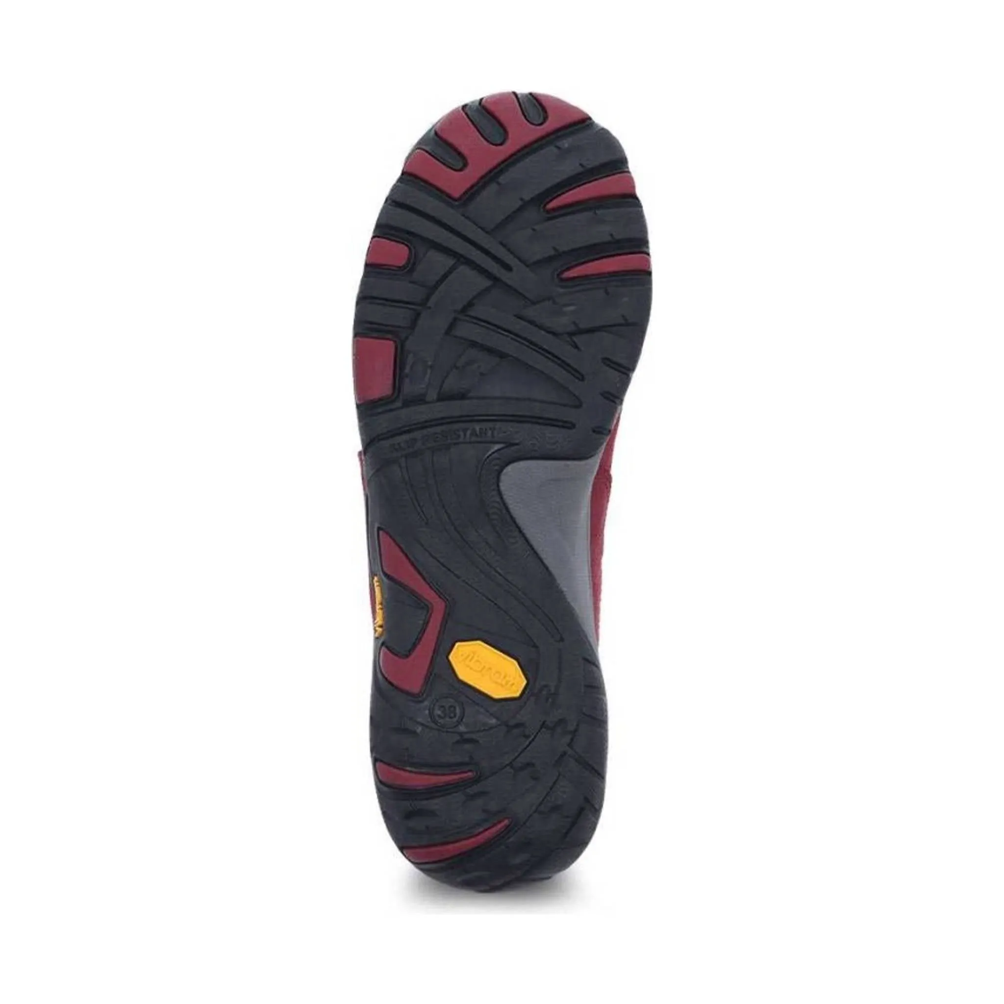 Dansko Women's Paisley Waterproof Sneaker - Red Burnished Suede