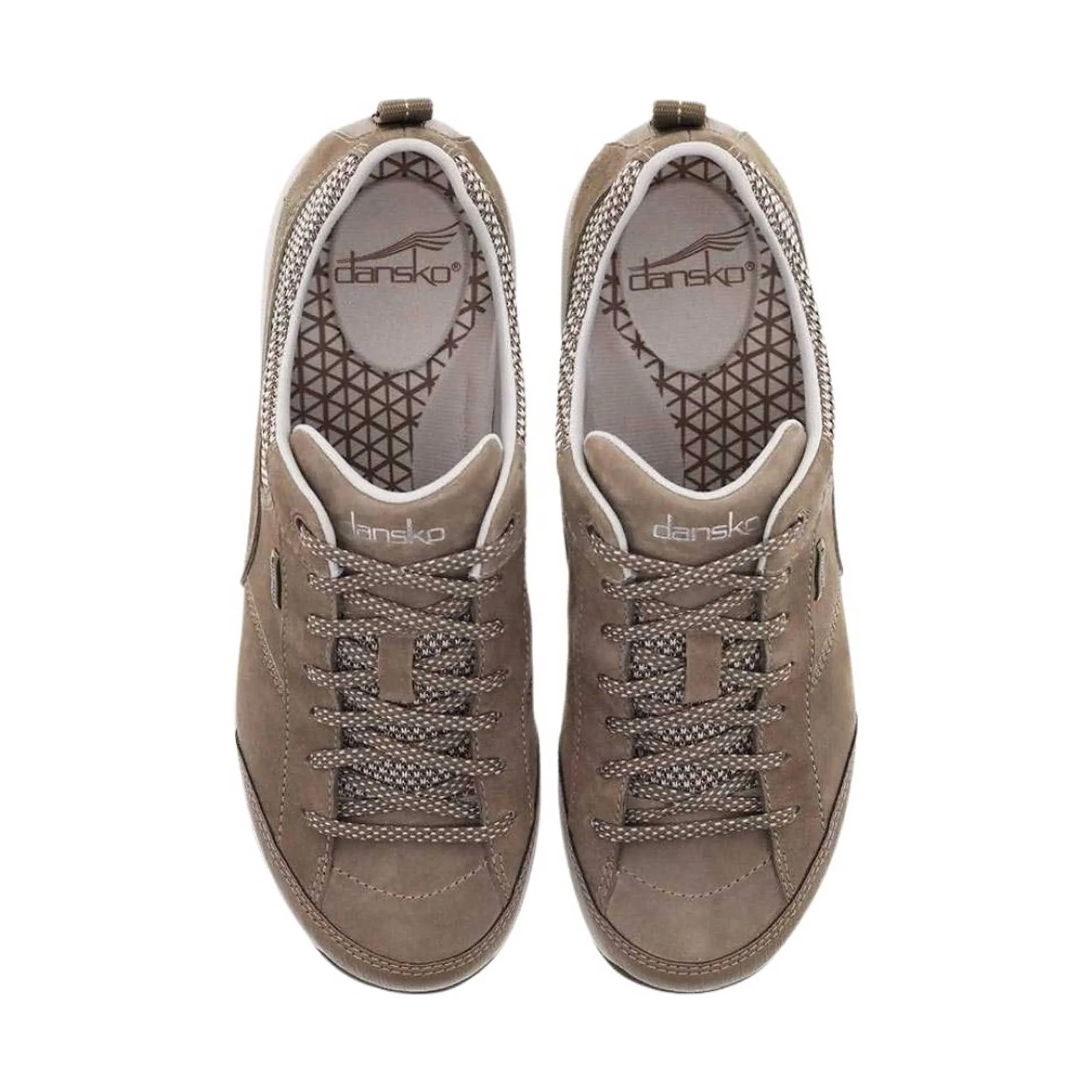 Dansko Women's Paisley Waterproof Sneaker- Walnut Suede