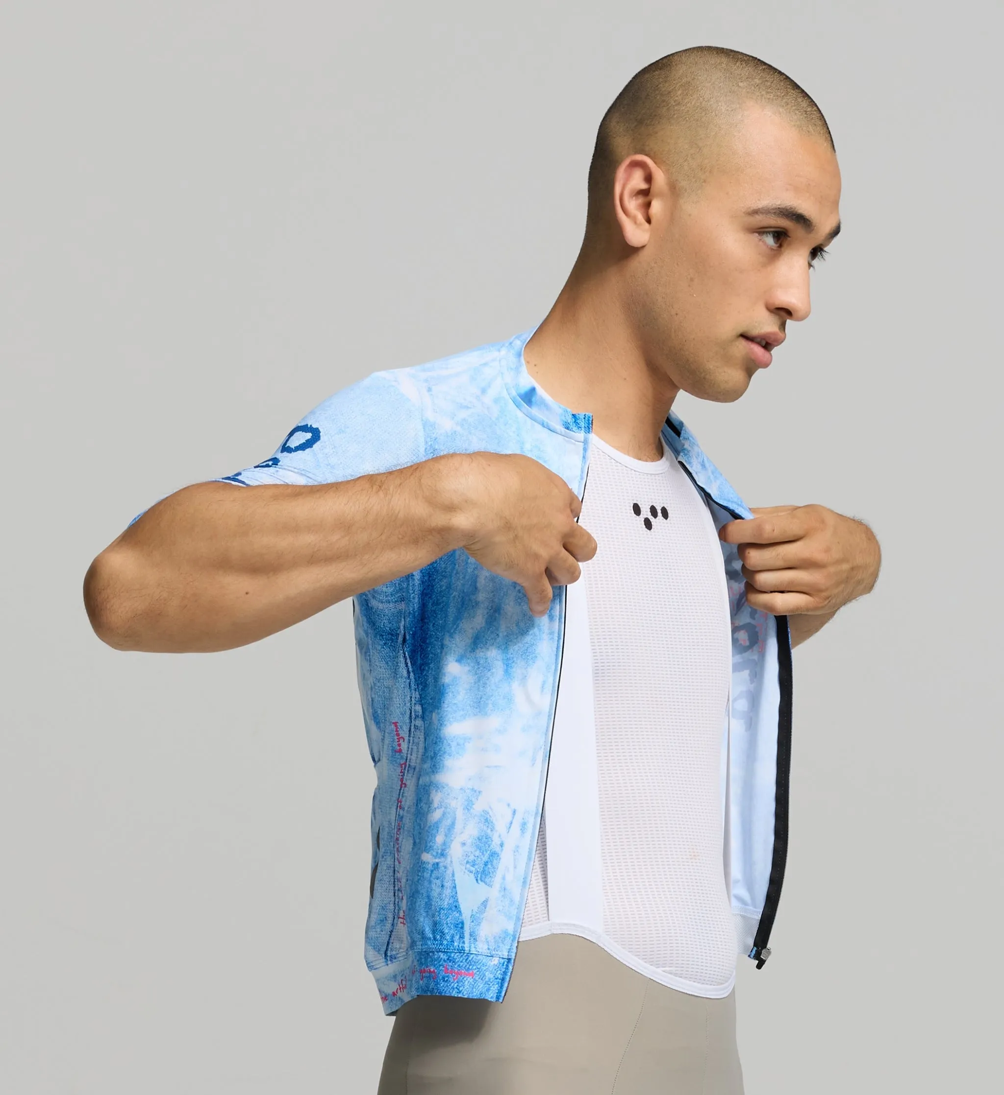 DENIM / Men's Classic Jersey - Blue Fade