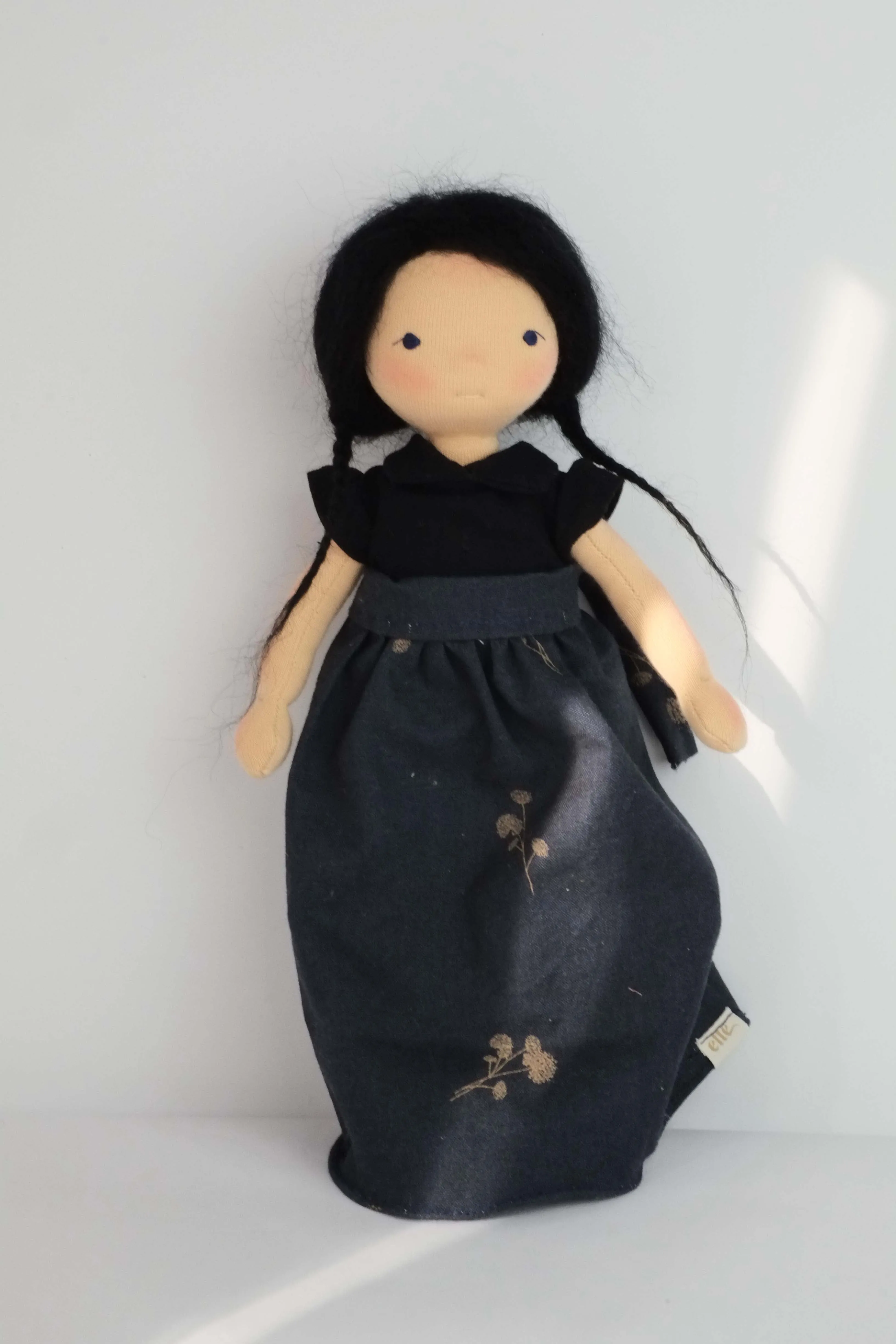 Doll Skirt | Dark Blue Floral