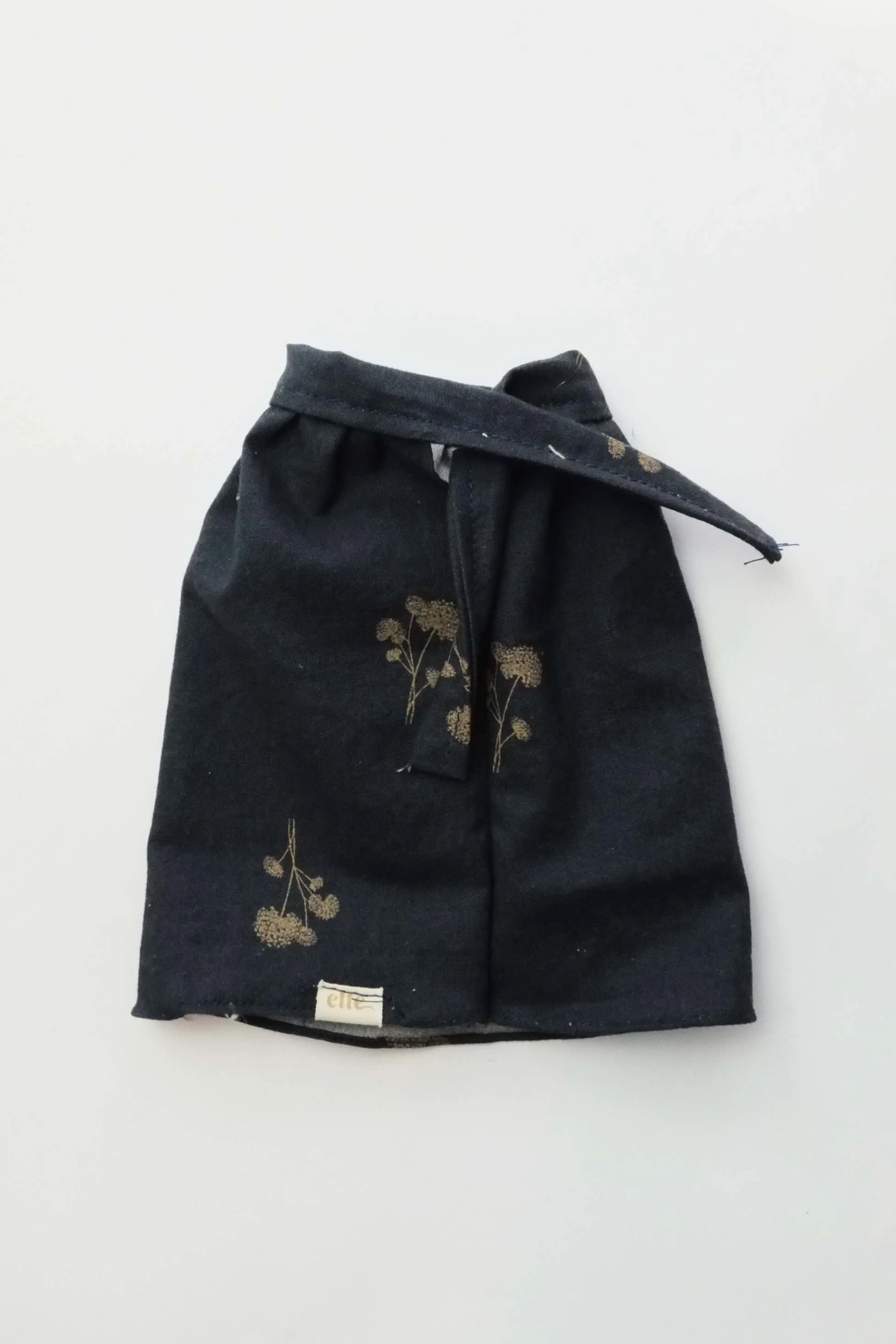 Doll Skirt | Dark Blue Floral