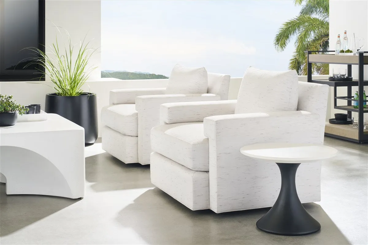 Dorian Outdoor Modern Square Cocktail Table