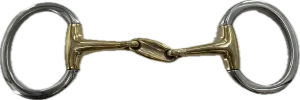 Eggbutt with Oval Link Snaffle
