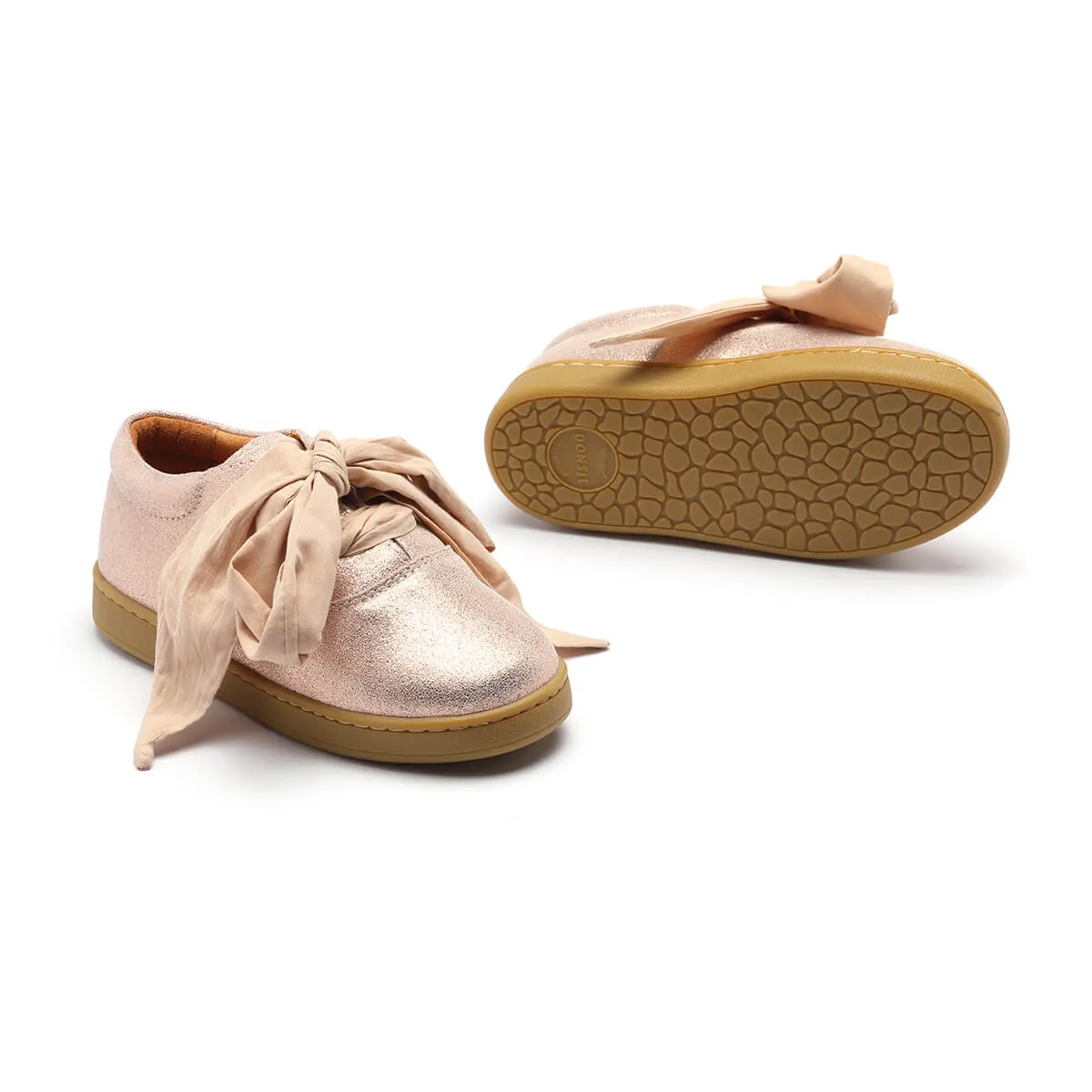 Emilia Organza Halbschuh mit Schleife aus Premium-Leder