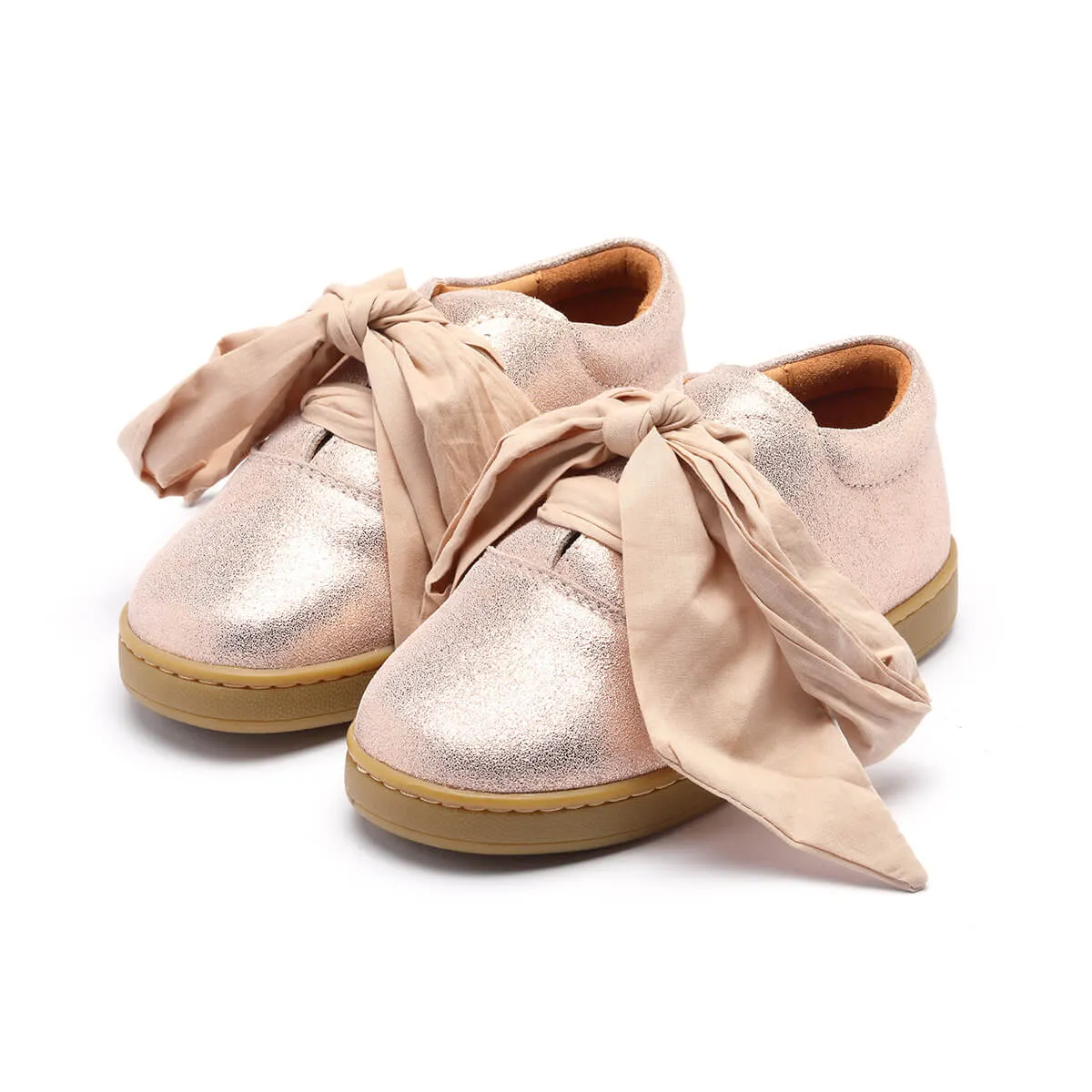 Emilia Organza Halbschuh mit Schleife aus Premium-Leder