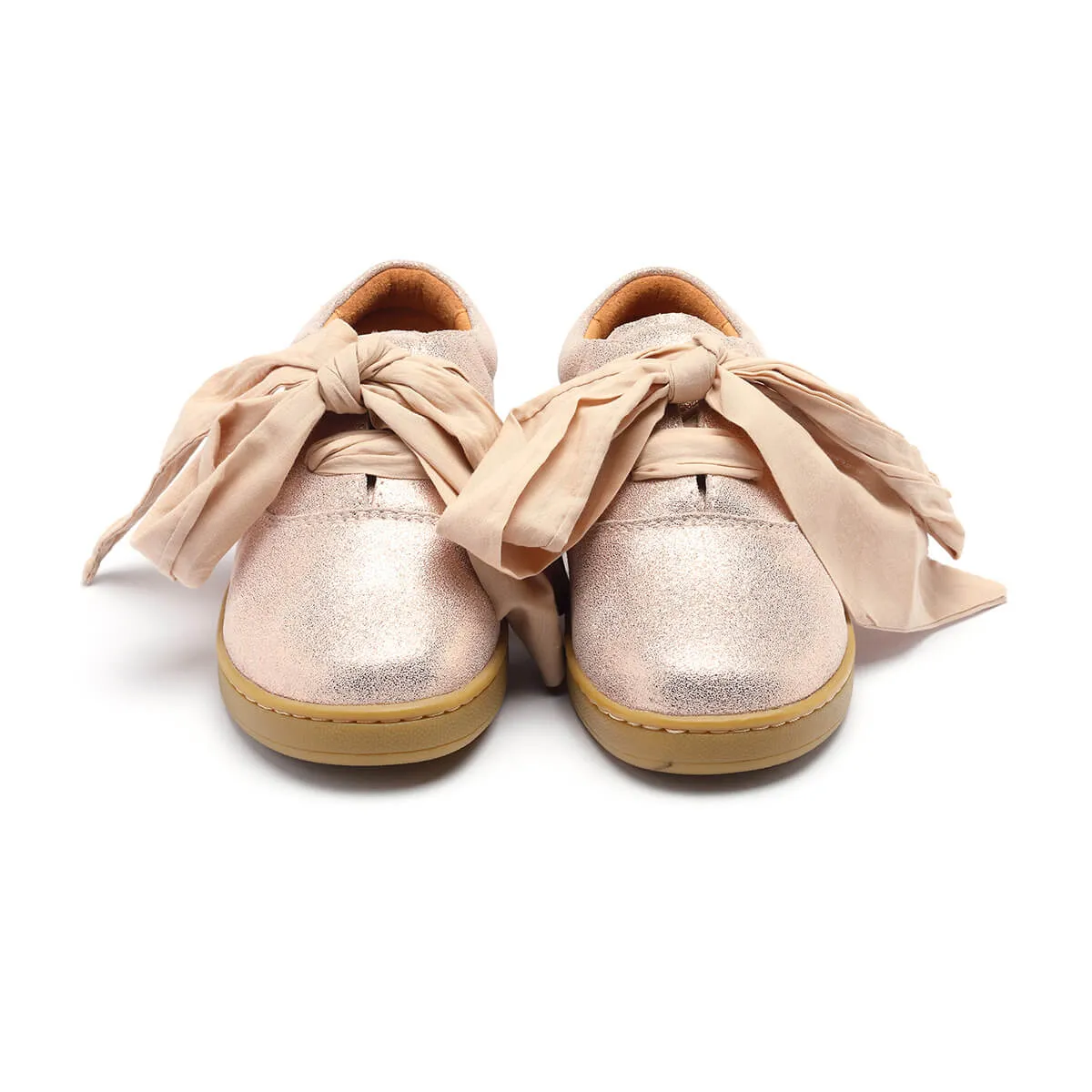 Emilia Organza Halbschuh mit Schleife aus Premium-Leder