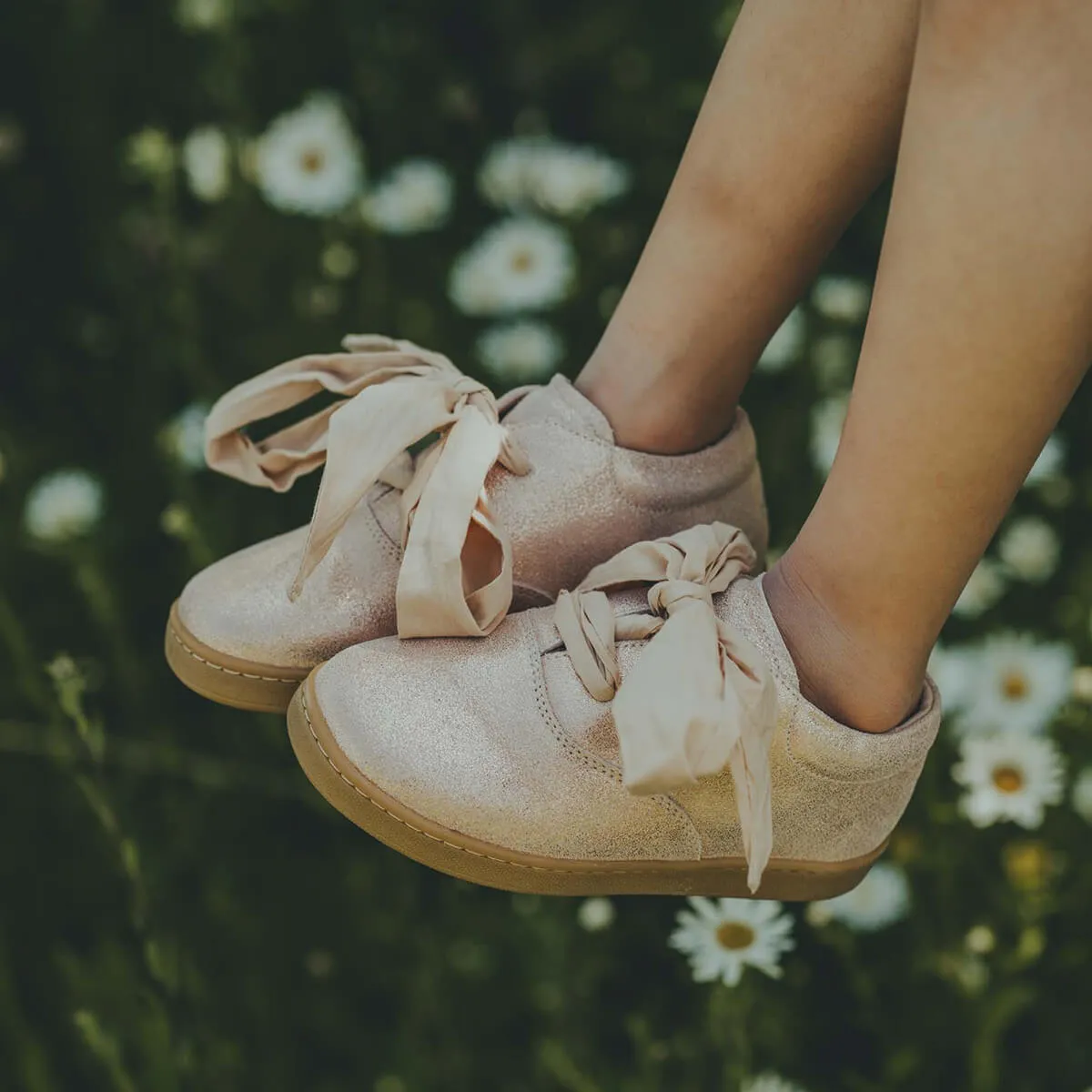 Emilia Organza Halbschuh mit Schleife aus Premium-Leder