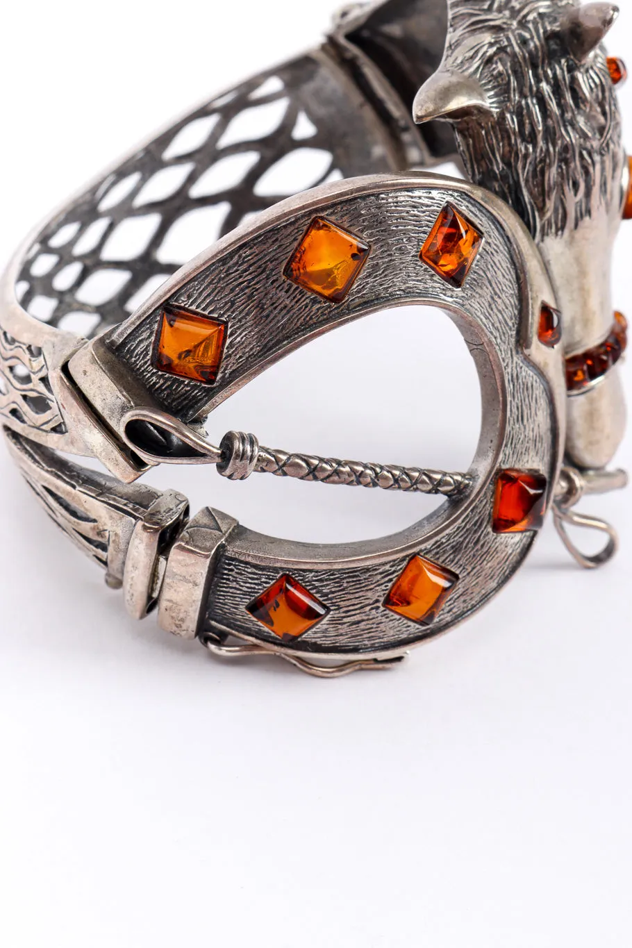 Equestrian Motif Sterling Bracelet