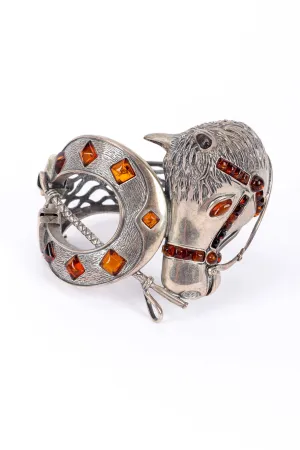 Equestrian Motif Sterling Bracelet