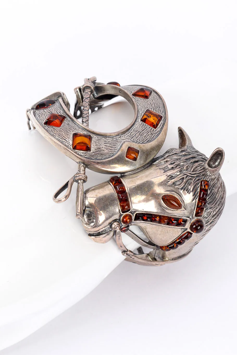 Equestrian Motif Sterling Bracelet