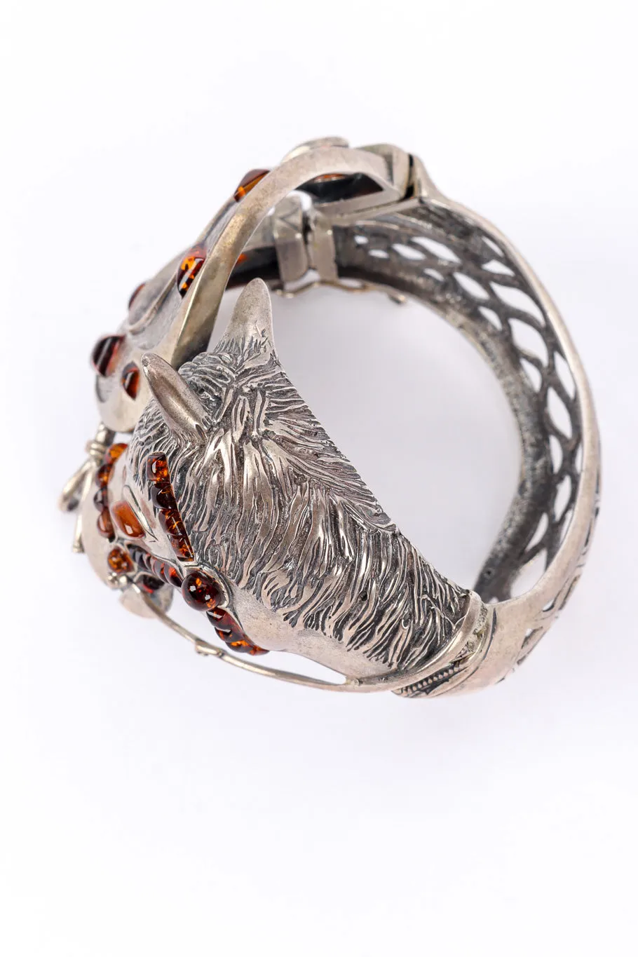 Equestrian Motif Sterling Bracelet