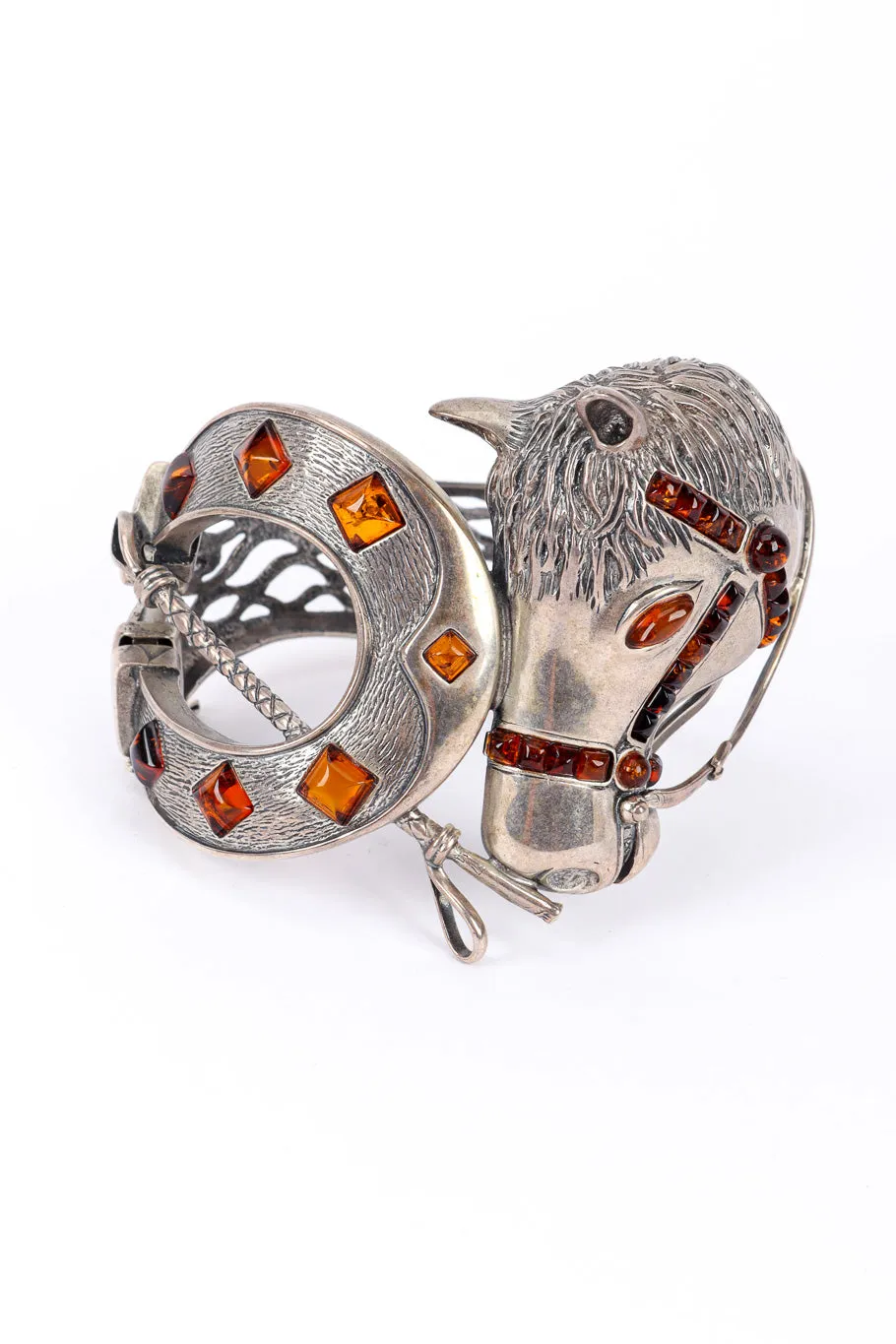 Equestrian Motif Sterling Bracelet