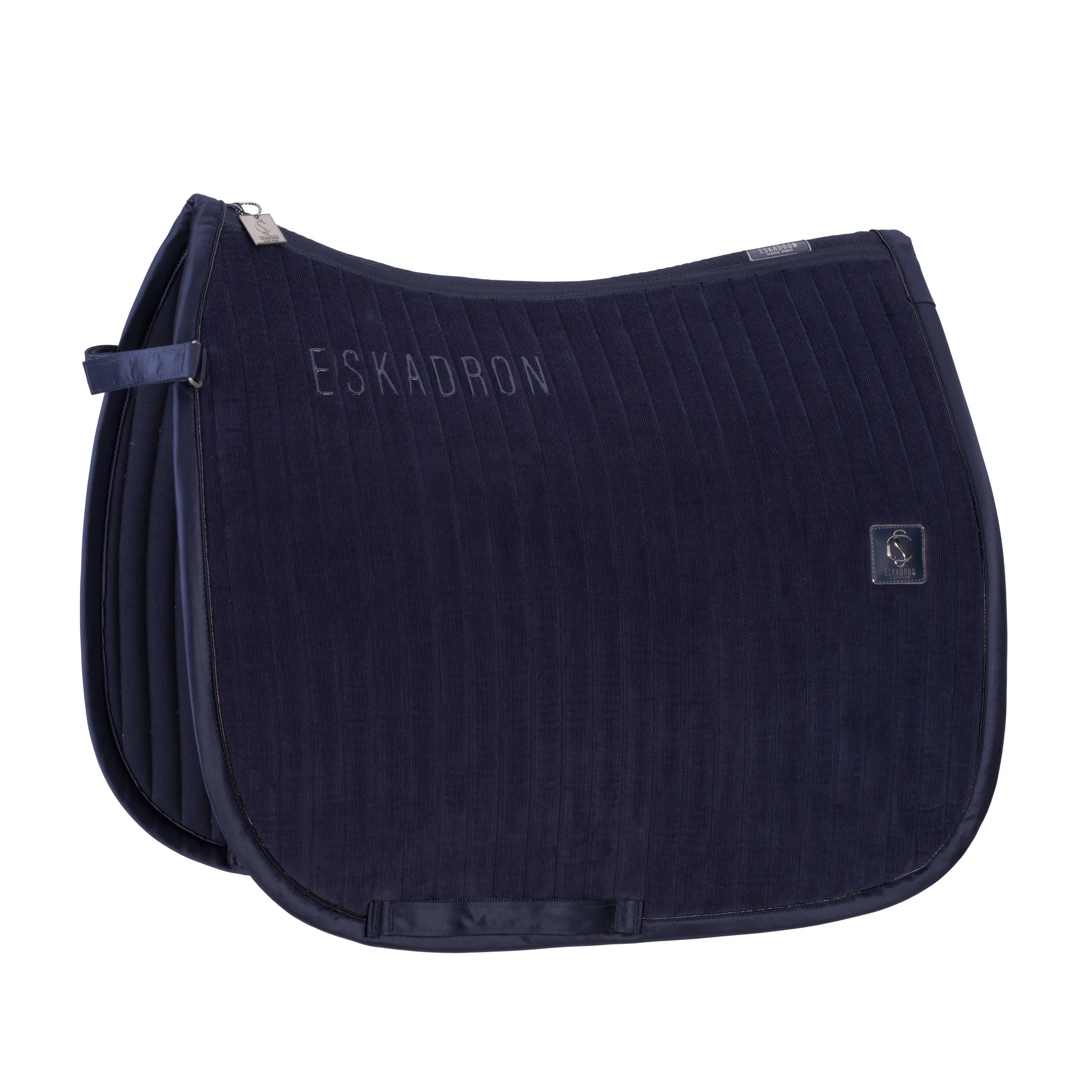 Eskadron Navy cord emblem saddlepad
