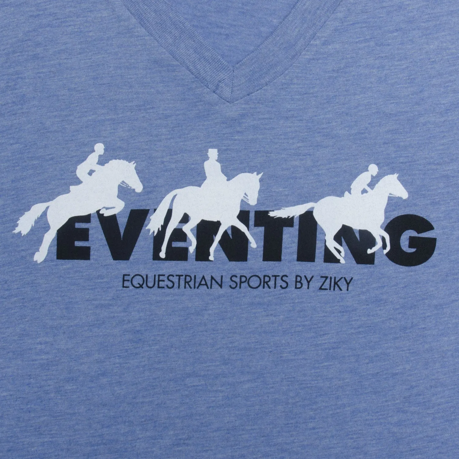 Eventing V-Neck Shirt Sky Blue
