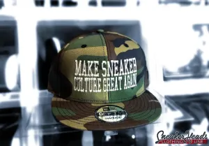 Exclusive "Make Sneaker Culture Great Again" LE Snapback (Camo)