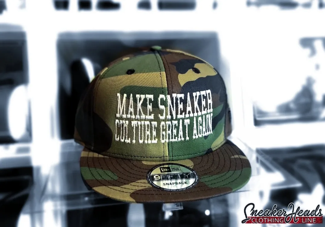 Exclusive "Make Sneaker Culture Great Again" LE Snapback (Camo)