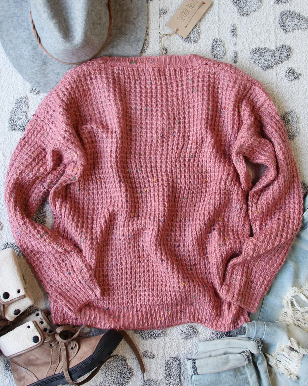 Flash Deal! Confetti Thermal Sweater