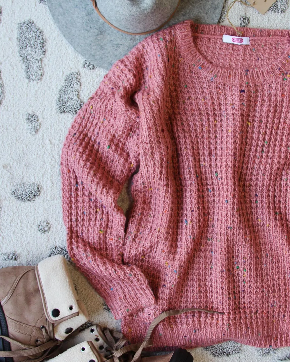 Flash Deal! Confetti Thermal Sweater