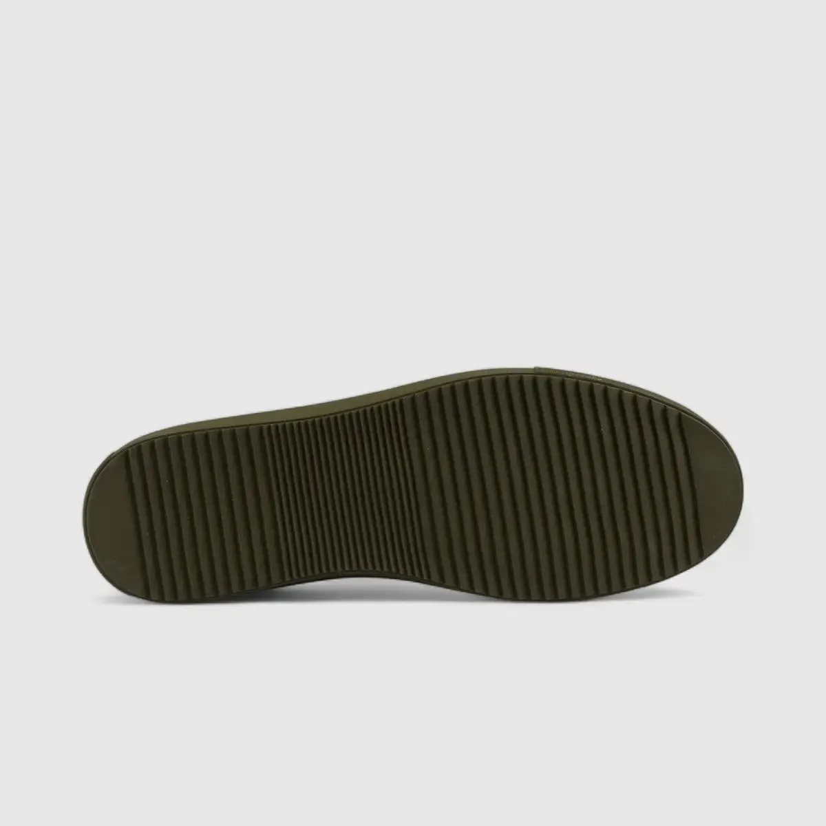 Formales Lace Up Leather Sneaker Olive 4289
