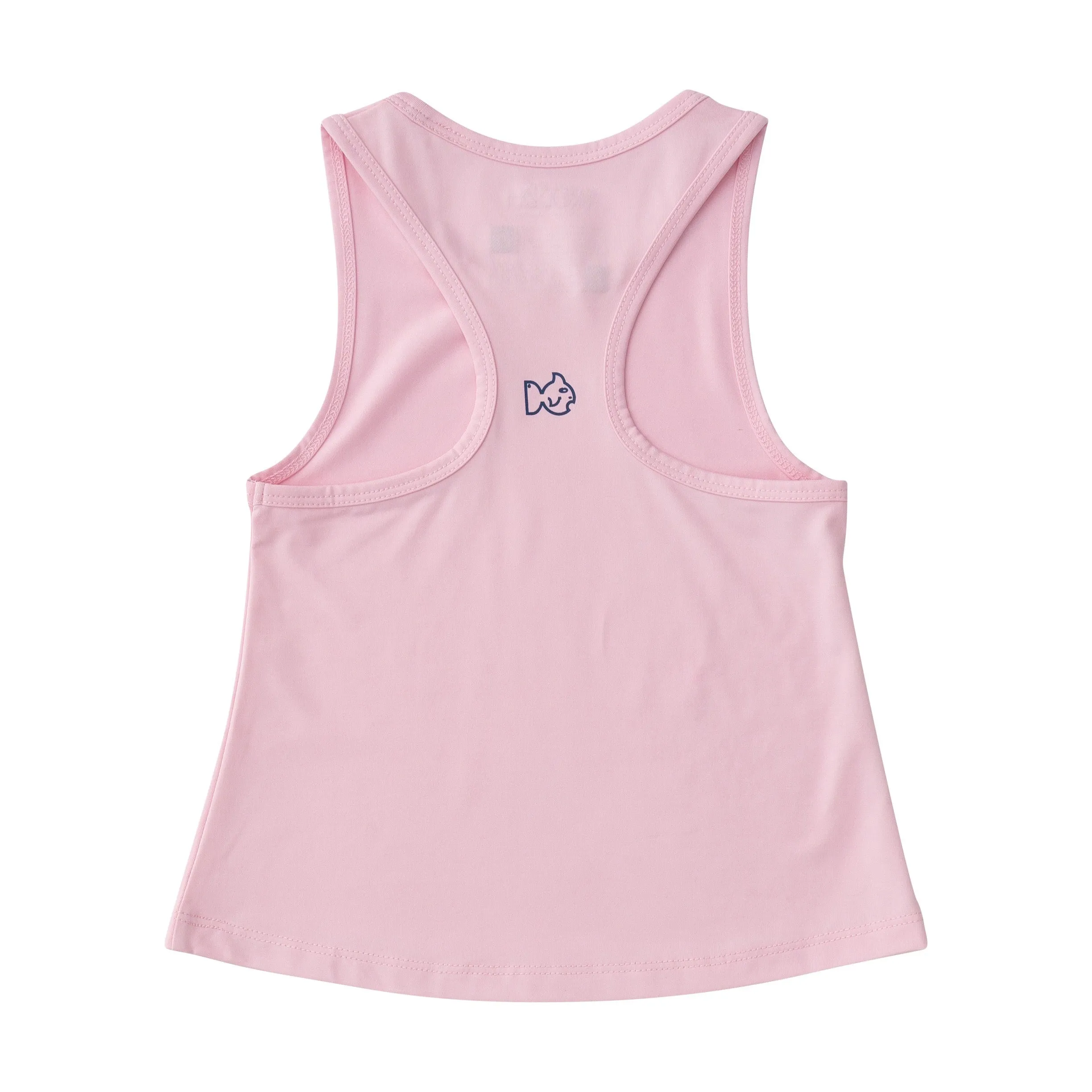 Girls' Race HER Back Active Tank Top in Pink Lady