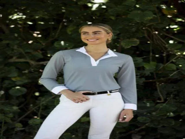 HH Equestrian Long Sleeve Airflow Show Shirt