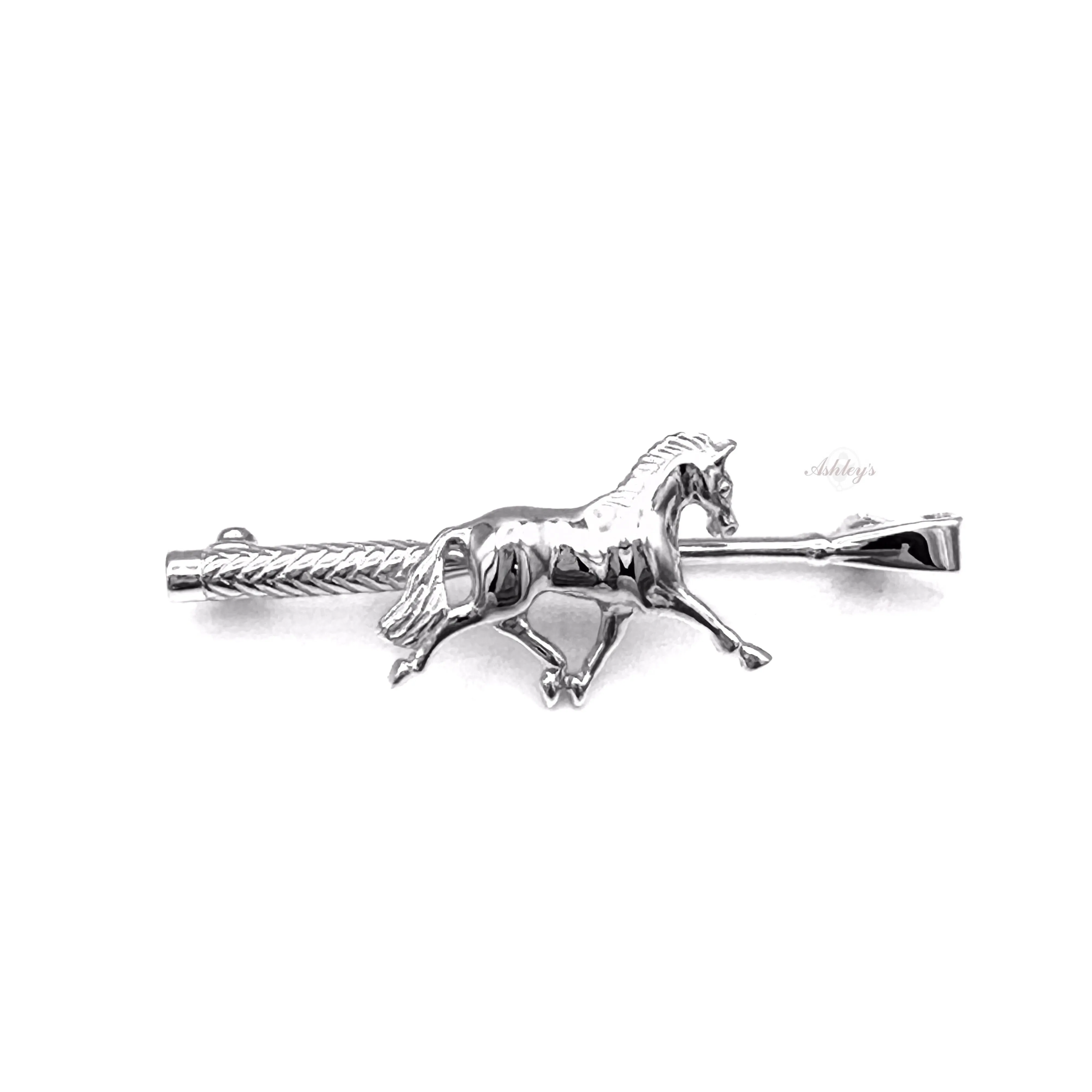 Horse Stock Pin, Sterling Silver