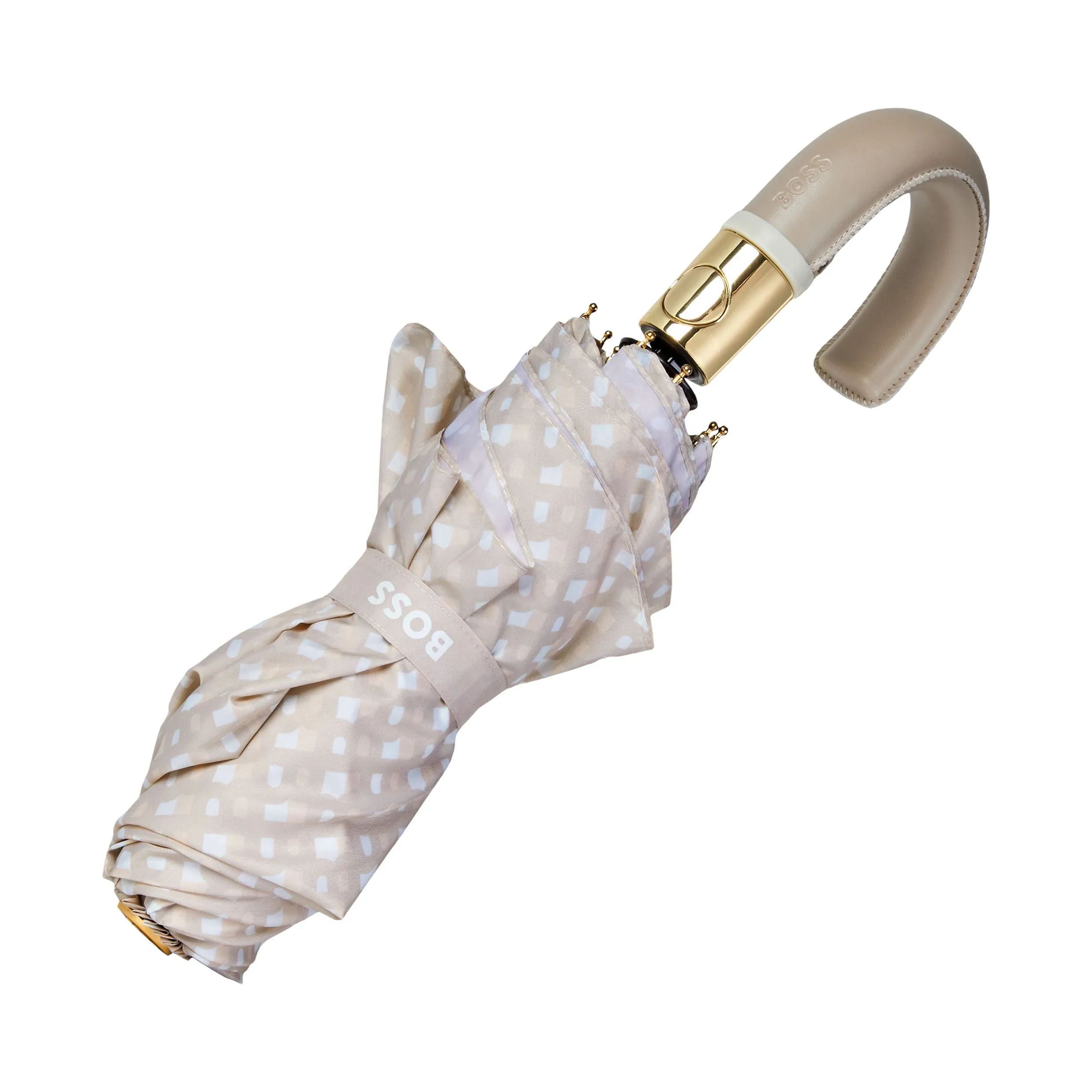 HUGO BOSS HUF310X-Pocket umbrella Monogramme Nude