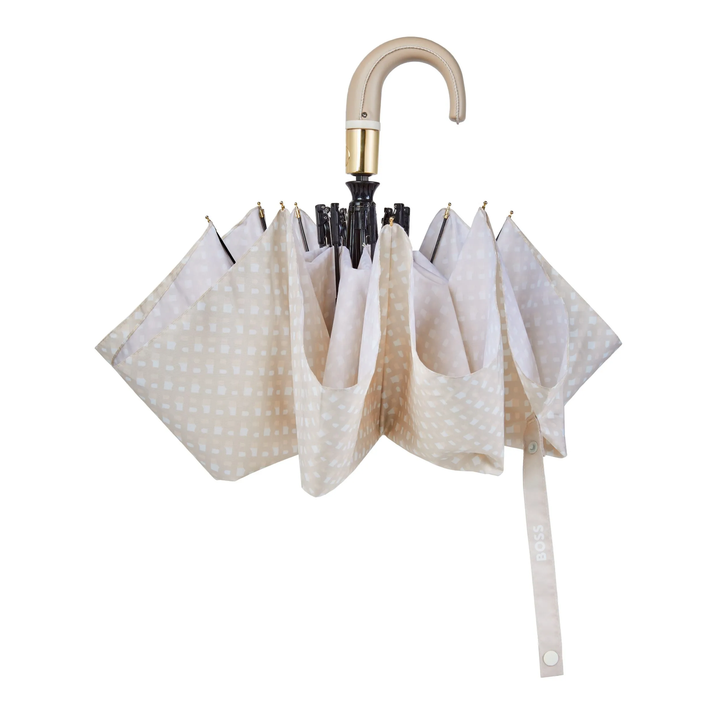 HUGO BOSS HUF310X-Pocket umbrella Monogramme Nude