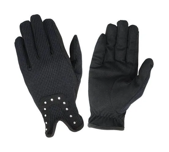Hy5 Diamante Horse Riding Gloves