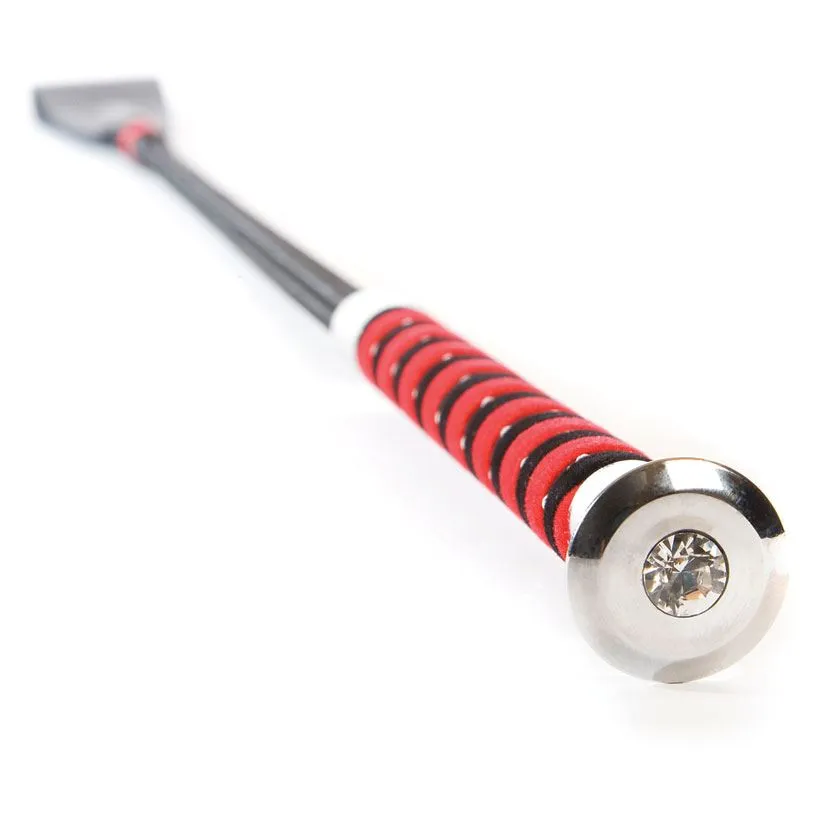 HySCHOOL Diamante Riding Whip