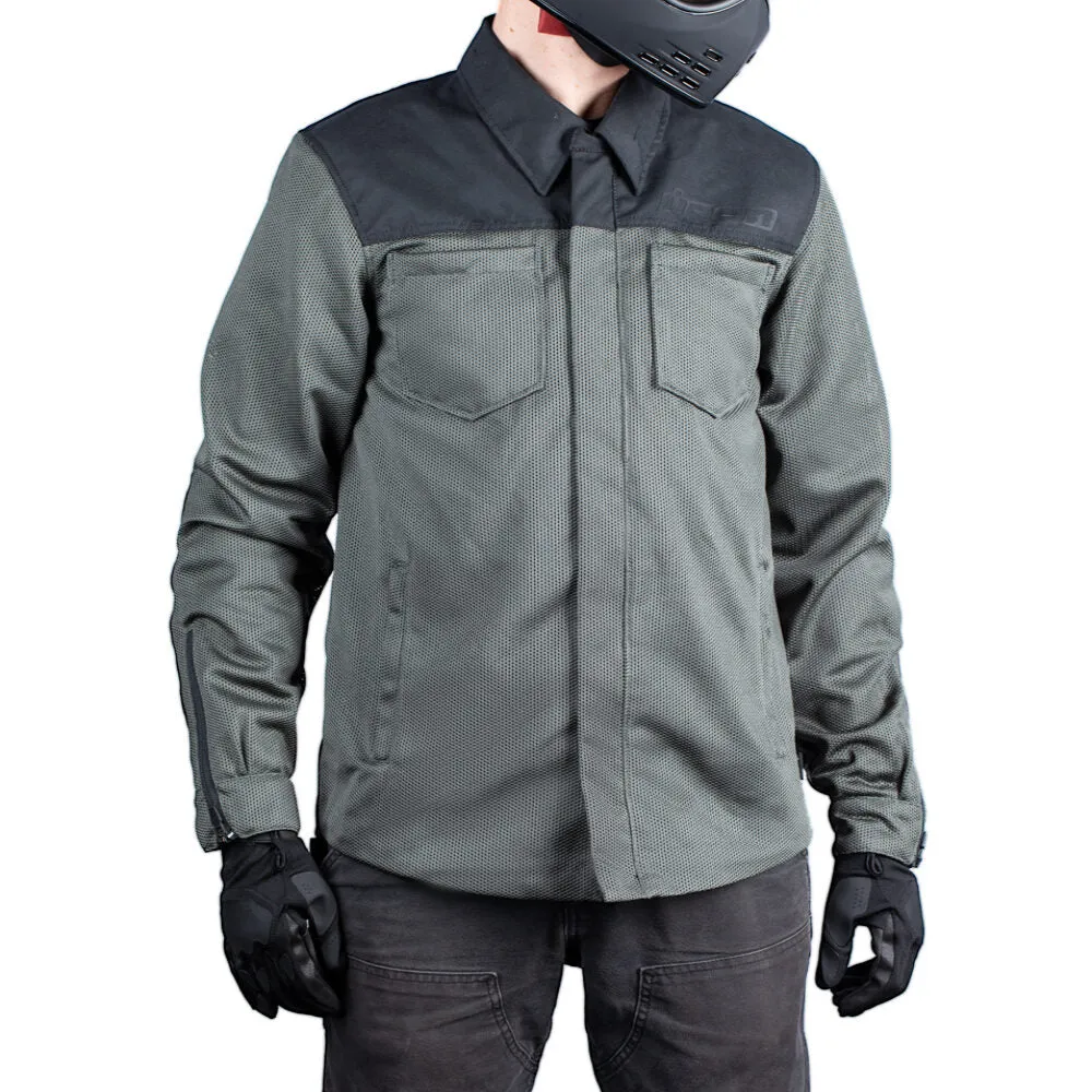 Icon Upstate Mesh CE Jacket - Gray