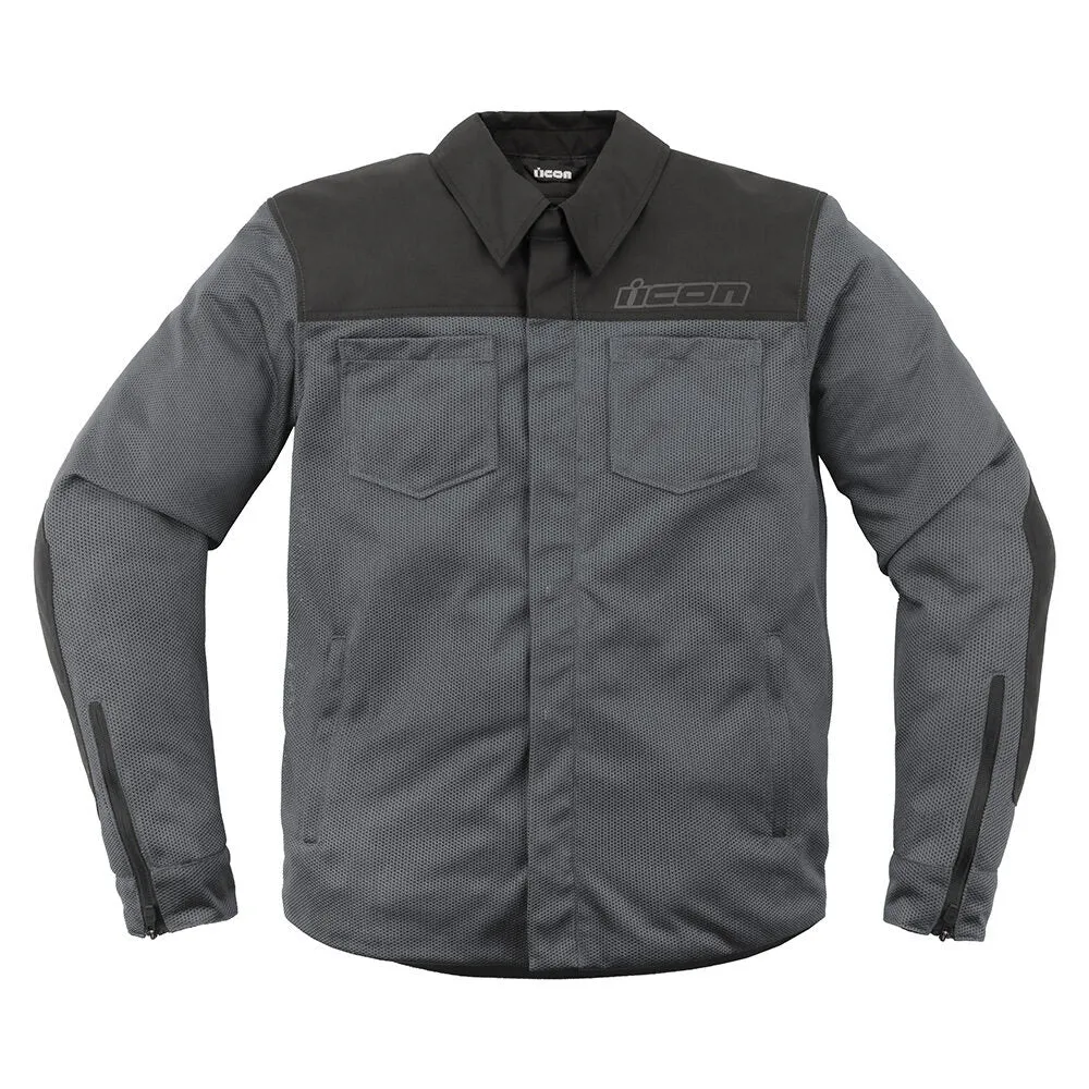Icon Upstate Mesh CE Jacket - Gray