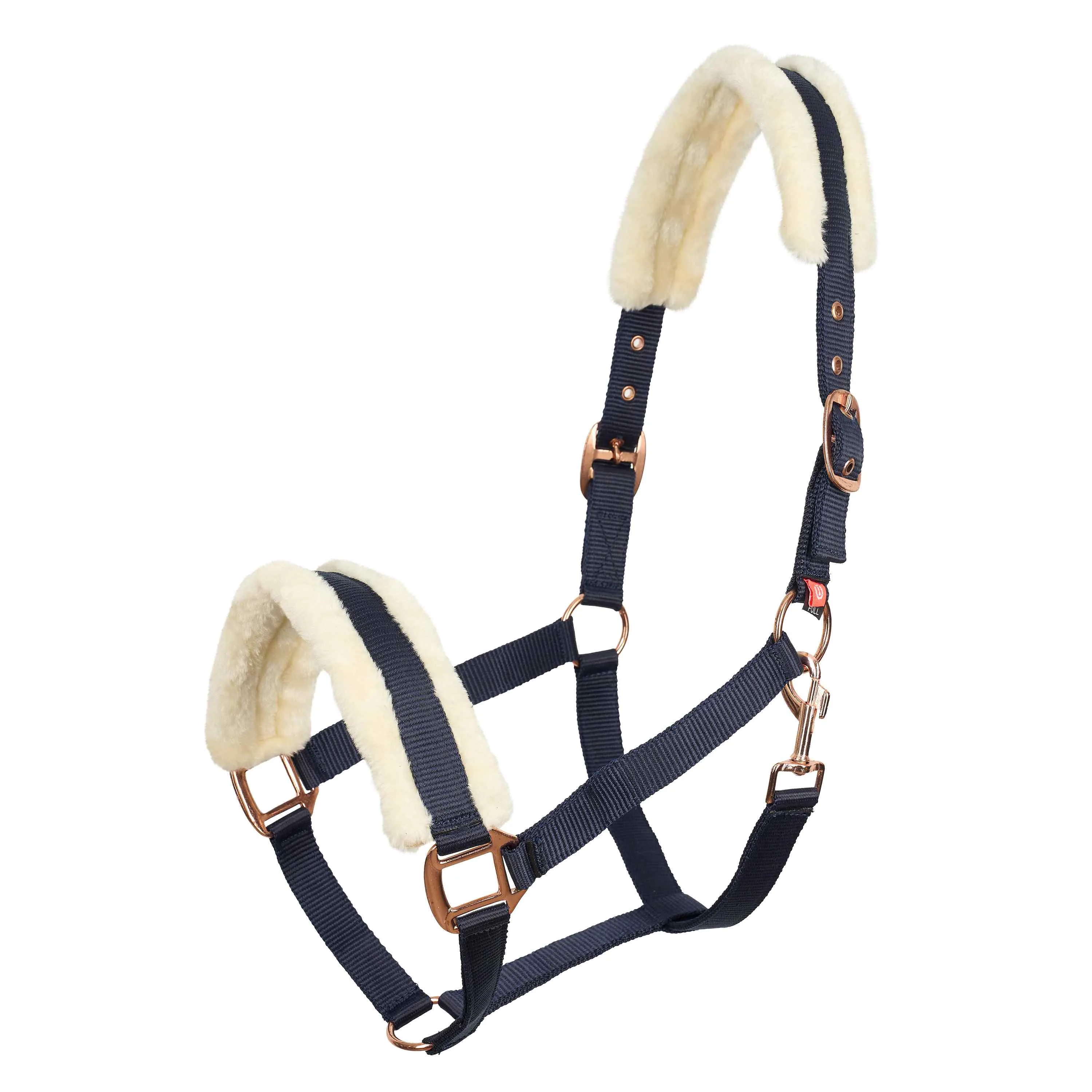 Imperial Riding Headcollar Classic Fur, grimma med fuskpäls
