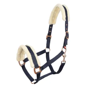 Imperial Riding Headcollar Classic Fur, grimma med fuskpäls