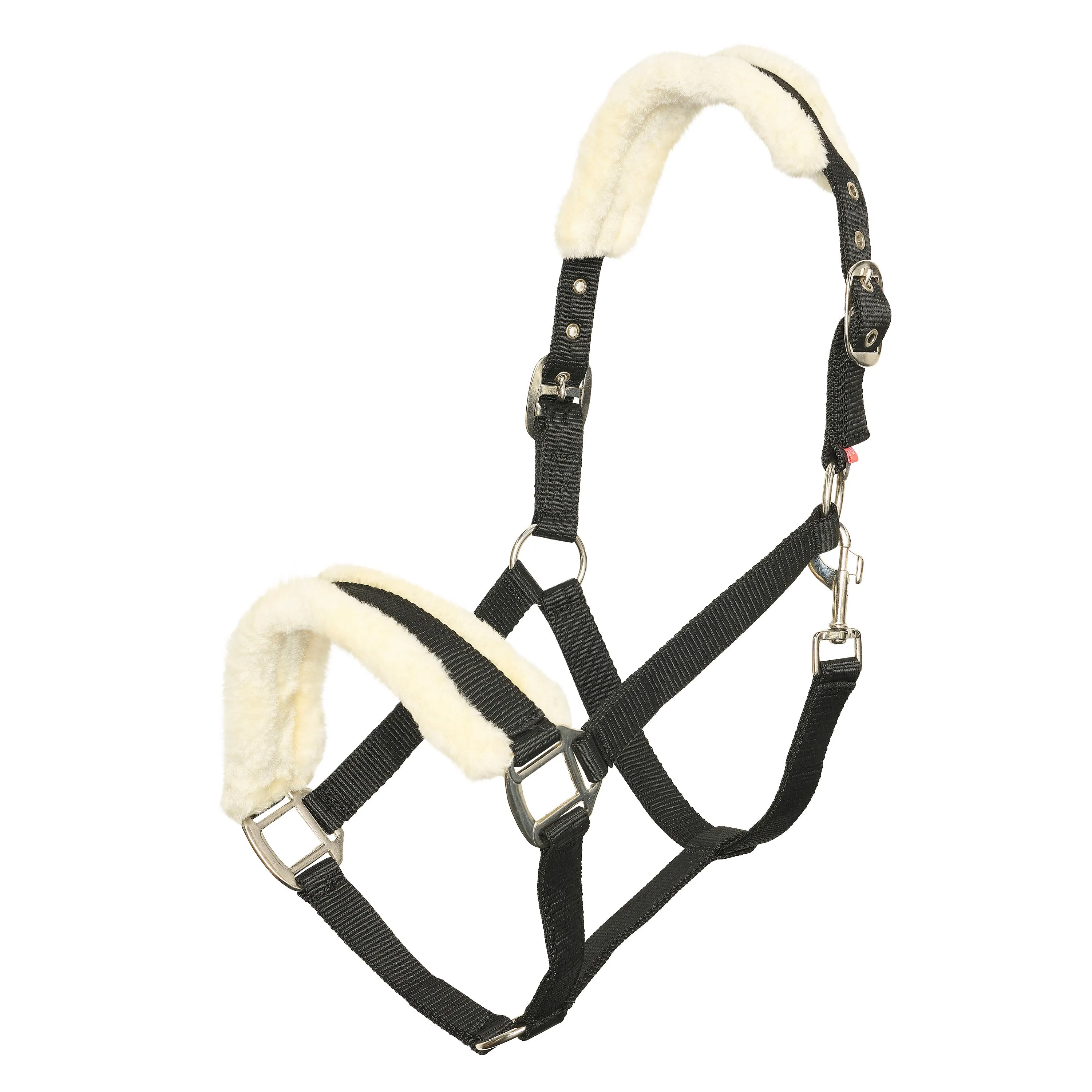 Imperial Riding Headcollar Classic Fur, grimma med fuskpäls