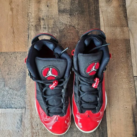Jordan 6 rings gs red size 6y sneakers youth