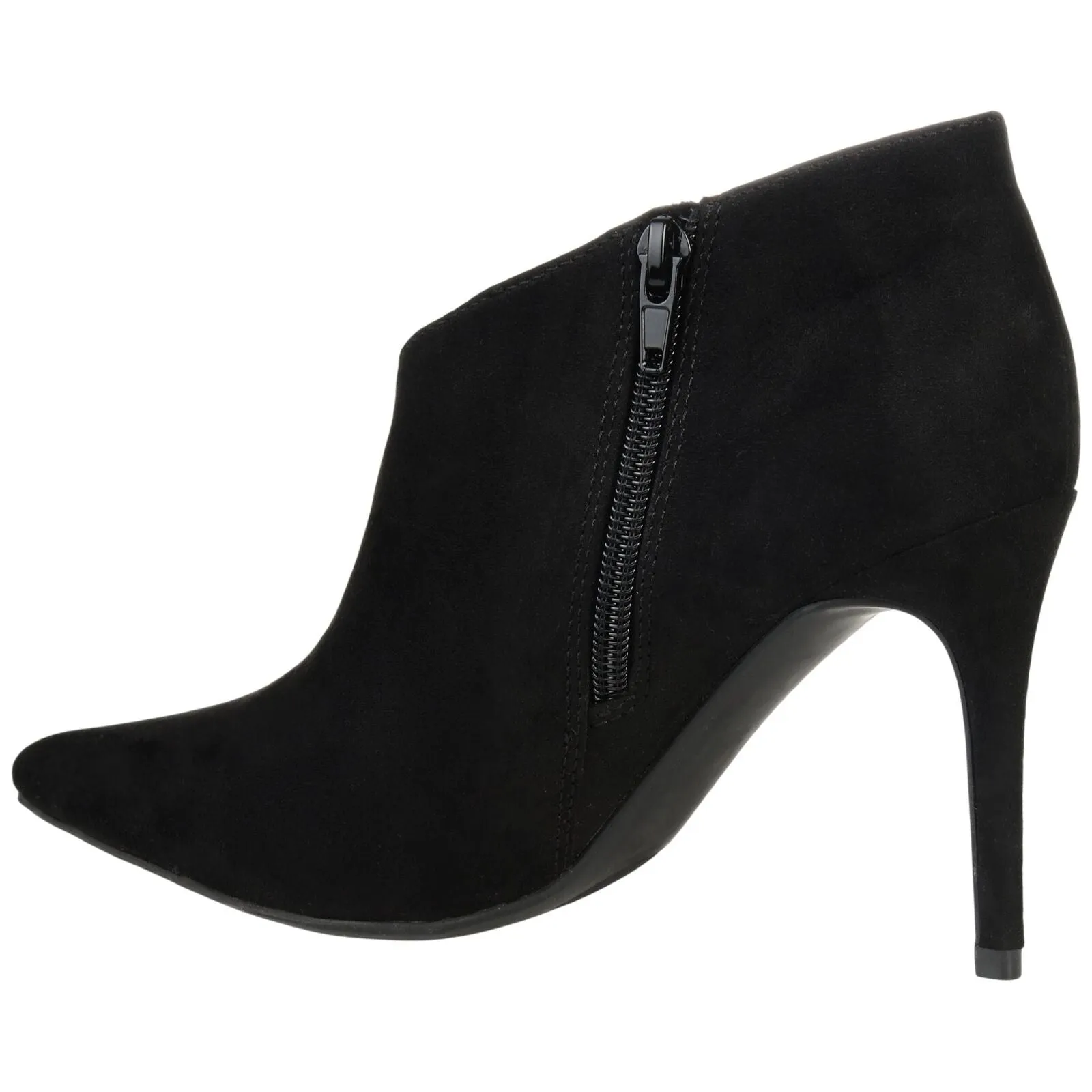 Journee Collection Demmi Tru Comfort Foam Inside Zip Stiletto Booties Black 9M