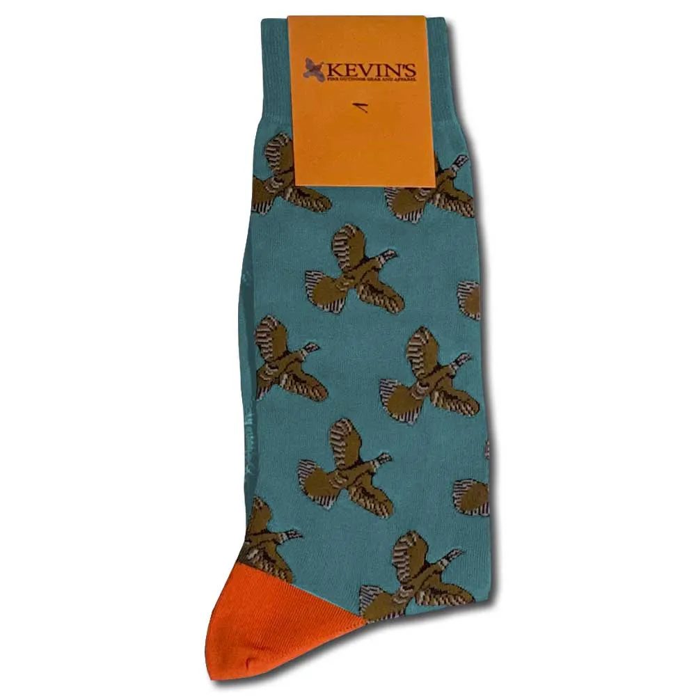 Kevin's Finest Men's Upland Themed Socks