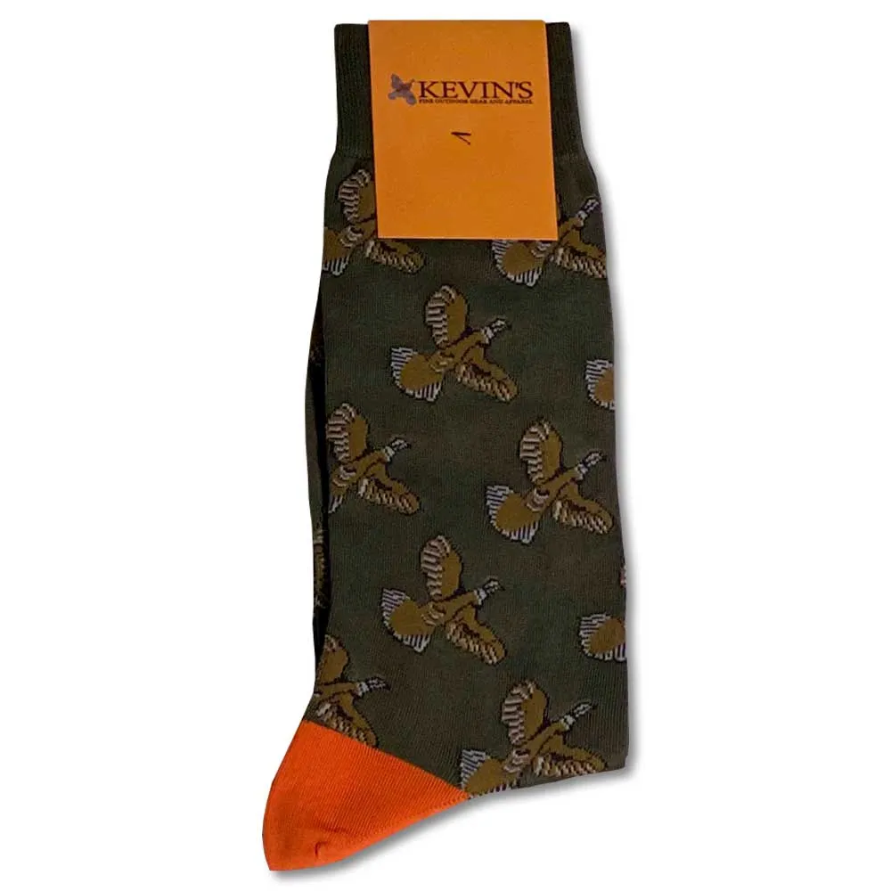 Kevin's Finest Men's Upland Themed Socks