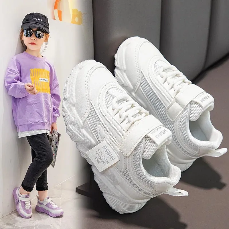 Kids Running Shoes - Breathable Anti-Slip Sneakers for Boys & Girls