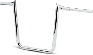 LA Choppers LA-7351-18 1-1/4in. Prime Ape Handlebars - 18in. Rise - Chrome