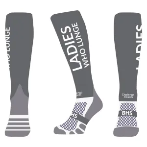 Ladies Who Lunge Riding Socks