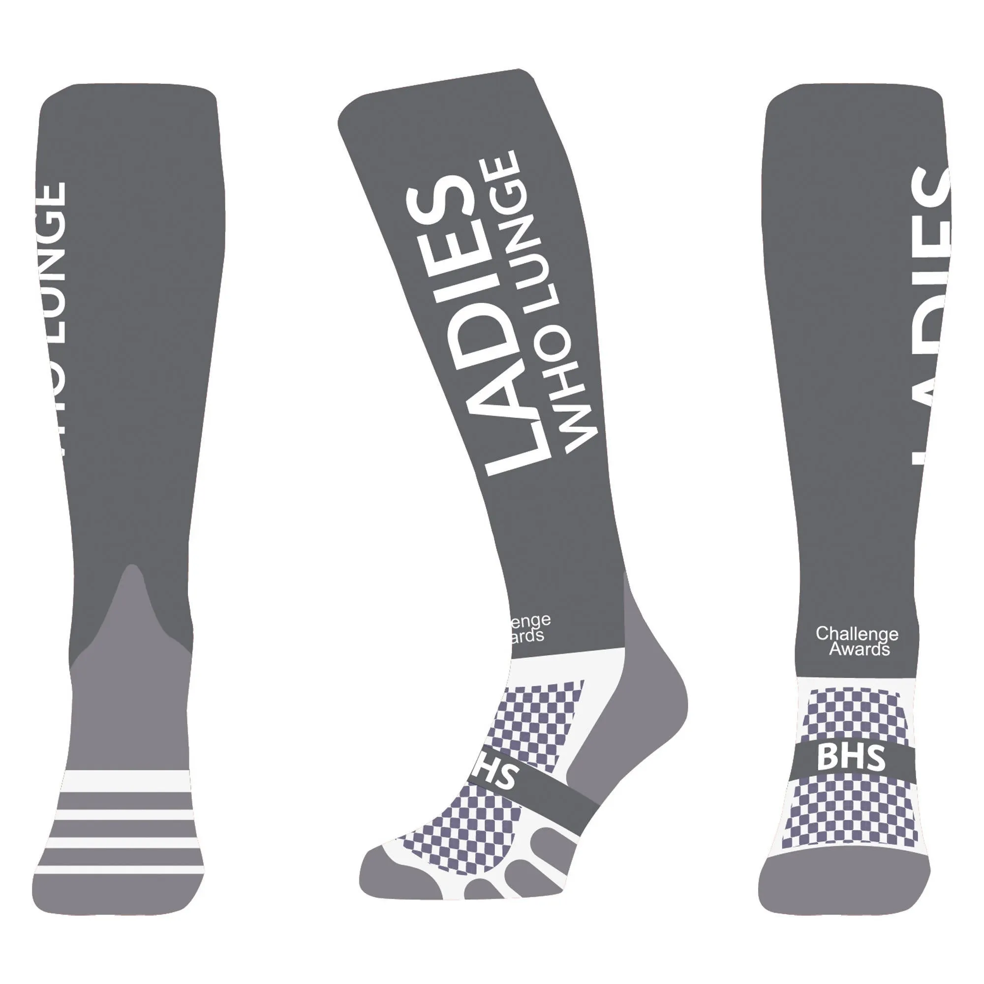 Ladies Who Lunge Riding Socks