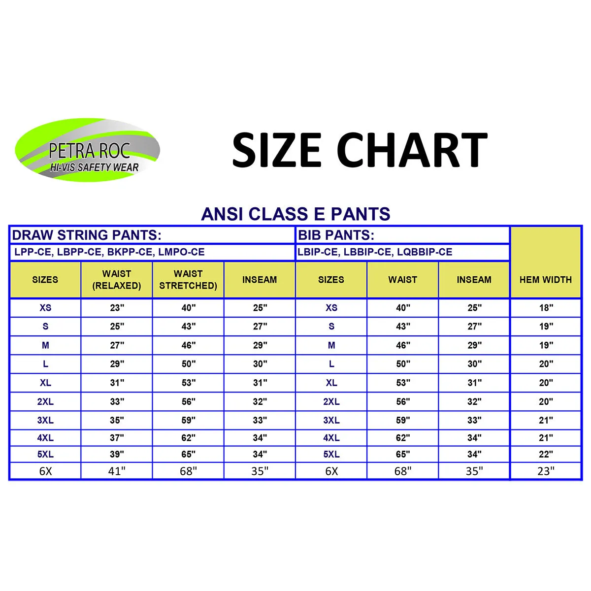 LBPP-CE ANSI/ISEA 107-2015 Class E Lime/Black Waterproof Rain Draw Strings Pants